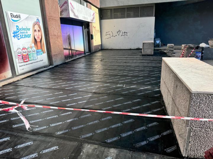 Projeto Calçada Centro Comercial Portela